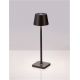 Lampi decorative si solare - Veioza/Lampa de masa LED portabila exterior IP54 DECK negru