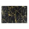 Covor negru cu aspect de marmura MARMOR 160x240cm