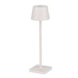 Lampi decorative si solare - Veioza/Lampa de masa LED portabila exterior IP54 DECK alb