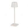 Veioza/Lampa de masa LED portabila exterior IP54 DECK alb