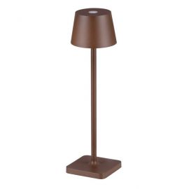 Lampi decorative si solare - Veioza/Lampa de masa LED portabila exterior IP54 DECK maro