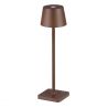 Veioza/Lampa de masa LED portabila exterior IP54 DECK maro