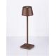 Lampi decorative si solare - Veioza/Lampa de masa LED portabila exterior IP54 DECK maro