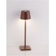 Lampi decorative si solare - Veioza/Lampa de masa LED portabila exterior IP54 DECK maro