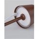 Lampi decorative si solare - Veioza/Lampa de masa LED portabila exterior IP54 DECK maro