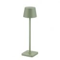 Veioza/Lampa de masa LED portabila exterior IP54 DECK verde