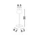 Lampi decorative si solare - Veioza/Lampa de masa LED portabila exterior IP54 DECK verde