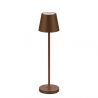 Veioza/Lampa de masa LED portabila exterior IP54 PETIT maro