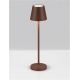 Lampi decorative si solare - Veioza/Lampa de masa LED portabila exterior IP54 PETIT maro