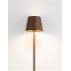 Lampi decorative si solare - Veioza/Lampa de masa LED portabila exterior IP54 PETIT maro