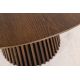 Mese dining - Masa rotunda Valhalla Wood 140cm, stejar inchis