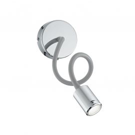 Aplice, corpuri de iluminat pentru pereti - Aplica LED FOCUS AP1 crom