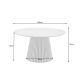 Mese dining - Masa rotunda Valhalla Wood 140cm, stejar inchis