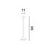 Stalpi - Lampadar/Lampa de podea LED de exterior IP65 ARION maro rustic