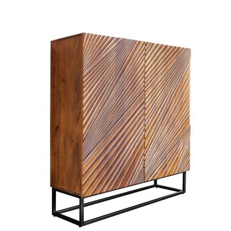 Comode - Comoda cu fronturi 3D design modern LINE ART 120cm