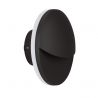 Spot LED aplicat iluminat exterior ambiental IP54 PAN negru