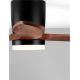 Lustre cu ventilator - Lustra LED cu Ventilator si telecomanda ALOA negru/dark wood
