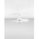 Lustre cu ventilator - Lustra LED cu Ventilator si telecomanda NERINA alb