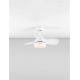 Lustre cu ventilator - Lustra LED cu Ventilator si telecomanda NERINA alb