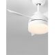 Lustre cu ventilator - Lustra LED cu Ventilator si telecomanda NERINA alb