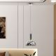 Pendul LED modern design decorativ Charlize 1L SILVER