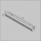 Spoturi, Proiectoare pe sina - Modul LED, accesoriu pentru sina magnetica Exility, Parete negru 18W