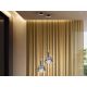 Pendule, Lustre suspendate - Pendul LED modern design decorativ Scarlet 1L silver