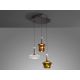 Pendule, Lustre suspendate - Lustra LED cu 3 pendule design decorativ Scarlet 3L color