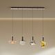 Lustra LED cu 4 pendule design decorativ Scarlet 4L color 