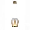 Lustra/Pendul LED modern design decorativ Suspiro D-25cm gold/amber 