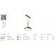 Spoturi, Proiectoare pe sina - Modul LED suspendat, accesoriu pentru sina magnetica Exility, Plato