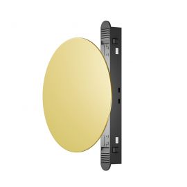 Modul LED disc decorativ, accesoriu pentru sina magnetica Exility, Relax alama