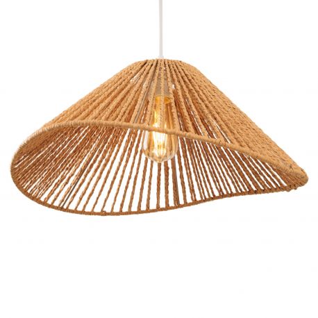 Pendule, Lustre suspendate - Lustra stil modern natural Amalfi I natur
