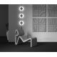 Spoturi, Proiectoare pe sina - Modul LED disc decorativ, accesoriu pentru sina magnetica Exility, Relax Smart negru