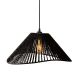 Pendule, Lustre suspendate - Lustra stil modern natural Amalfi I negru