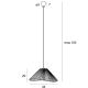 Pendule, Lustre suspendate - Lustra stil modern natural Amalfi I negru