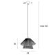 Pendule, Lustre suspendate - Lustra stil modern natural Amalfi II natur