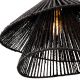 Pendule, Lustre suspendate - Lustra stil modern natural Amalfi II negru