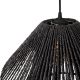 Pendule, Lustre suspendate - Lustra stil modern natural Amalfi II negru