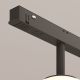 Spoturi, Proiectoare pe sina - Spot LED, accesoriu pentru sina magnetica Exility, Luna negru 3000K