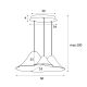 Pendule, Lustre suspendate - Lustra suspendata design modern Bellmond negru