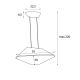 Pendule, Lustre suspendate - Lustra LED suspendata design modern Carbon crem