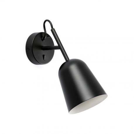 Aplice, corpuri de iluminat pentru pereti - Aplica de perete design modern Studio negru