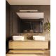 Iluminat pentru baie - Aplica LED baie iluminat elegant IP44 Fayette H-91cm
