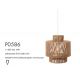 Pendule, Lustre suspendate - Lustra suspendata stil modern natural Labriz