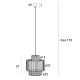 Pendule, Lustre suspendate - Lustra suspendata stil modern natural Labriz
