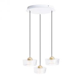Pendule, Lustre suspendate - Lustra LED suspendata design decorativ Lipari 3L