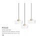 Pendule, Lustre suspendate - Lustra LED suspendata design decorativ Lipari 3L