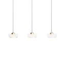 Lustra LED suspendata design decorativ Lipari 3L liniar