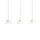 Lustra LED suspendata design decorativ Lipari 3L liniar